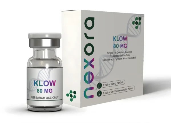 KLOW 80 mg - pudełko i fiolka Nexora KLOW 80 mg - pudełko i fiolka Nexora