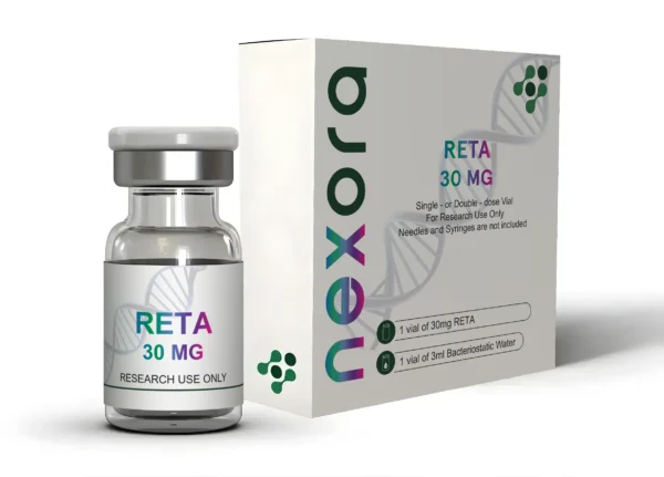 RETA 30 mg - pudełko i fiolka Nexora RETA 30 mg - pudełko i fiolka Nexora